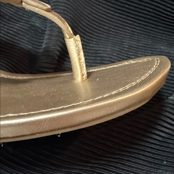 Charter Club Penelopee Wedge T-Strap Sandal Platino Women's Size 9.5M - Picture 9 of 11